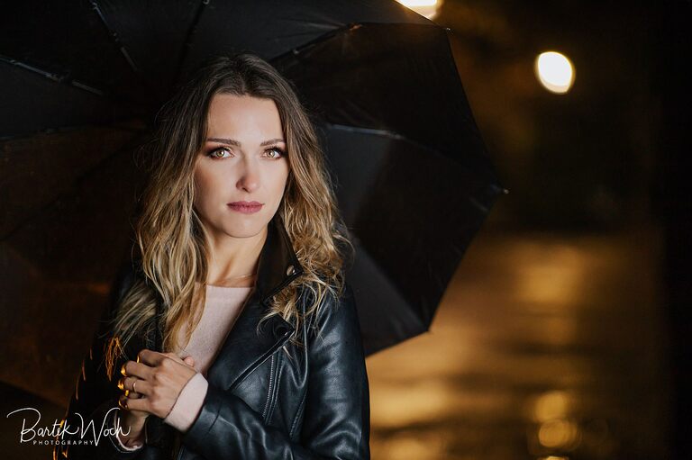 sesja, jesień, jesien, autumn, leaves, profoto b10, rain