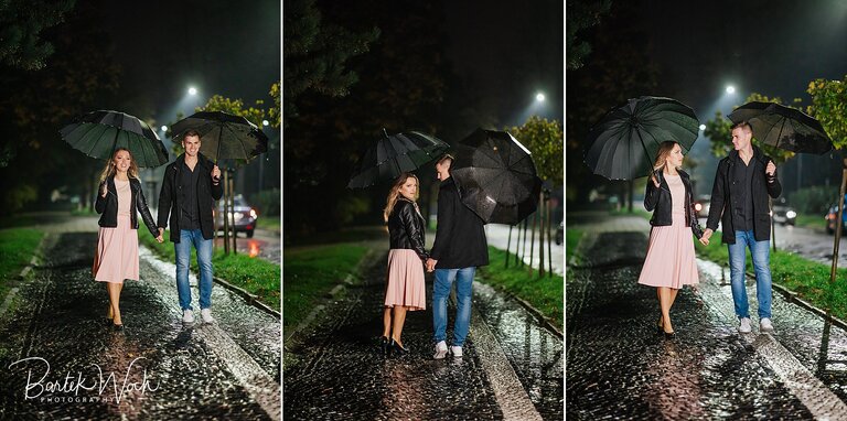 sesja, jesień, jesien, autumn, leaves, profoto b10, rain