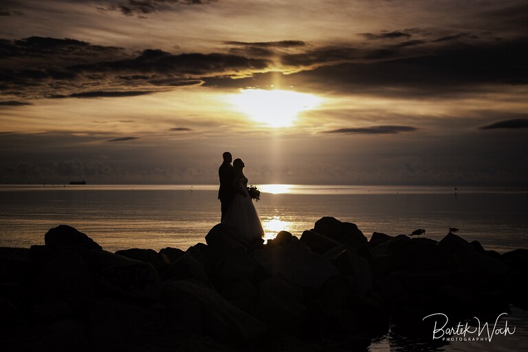 gdynia, sesja ślubna, wesele, wedding, morze bałtyckie, orłowo