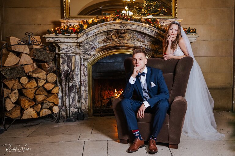 sesja, pałac kawalera, ślub, wesele, świąteczna, choinka