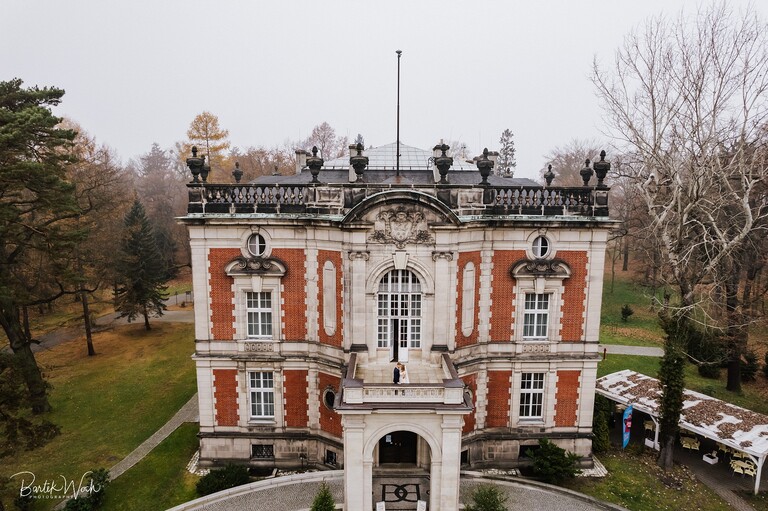 sesja, pałac kawalera, ślub, wesele